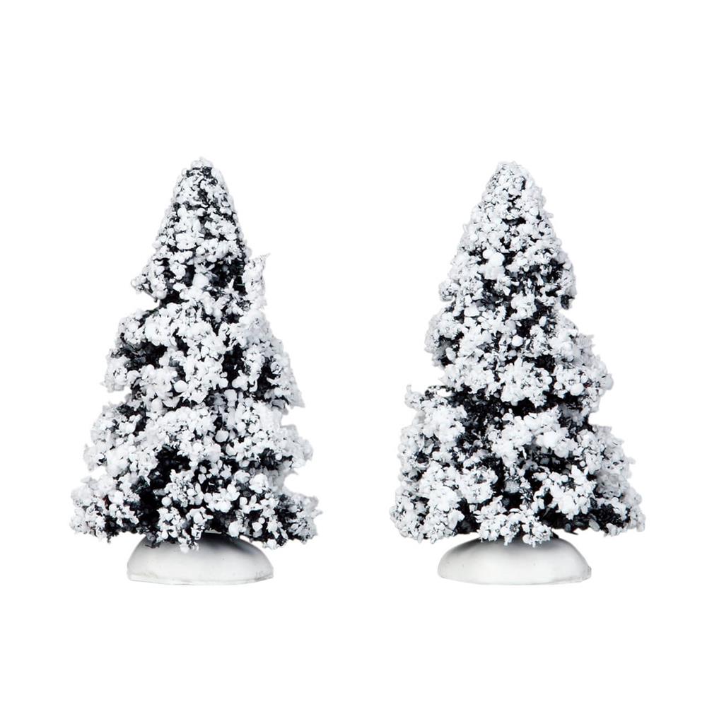 Lemax Christmas Village:  Evergreen Tree, Set Of 2, Small