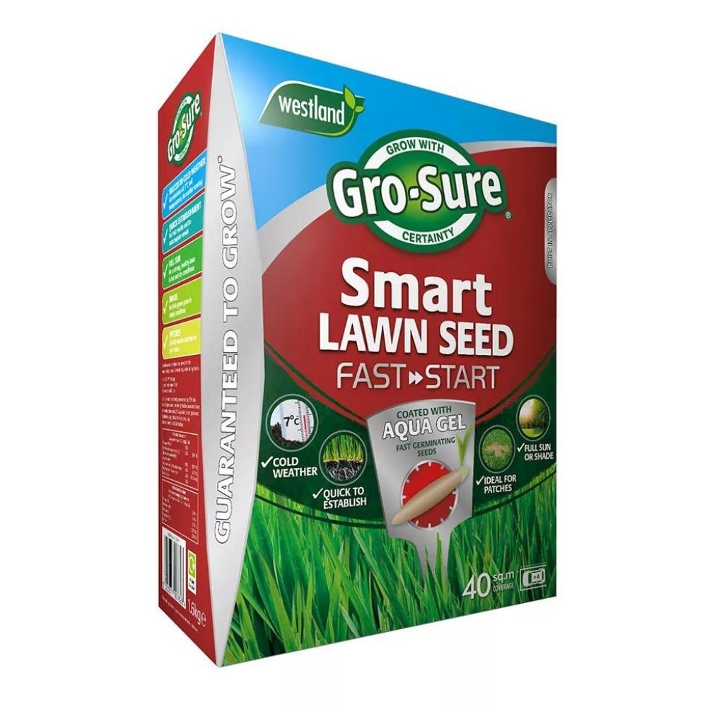 Gro-Sure Fast Start Smart Lawn Seed 40m²