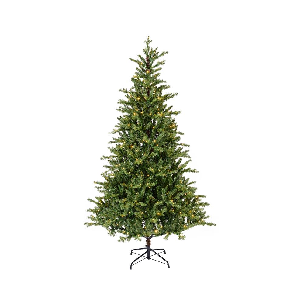 Green/Warm White/Classic Warm Allison Pine Led 7ft Artificial Christmas Tree