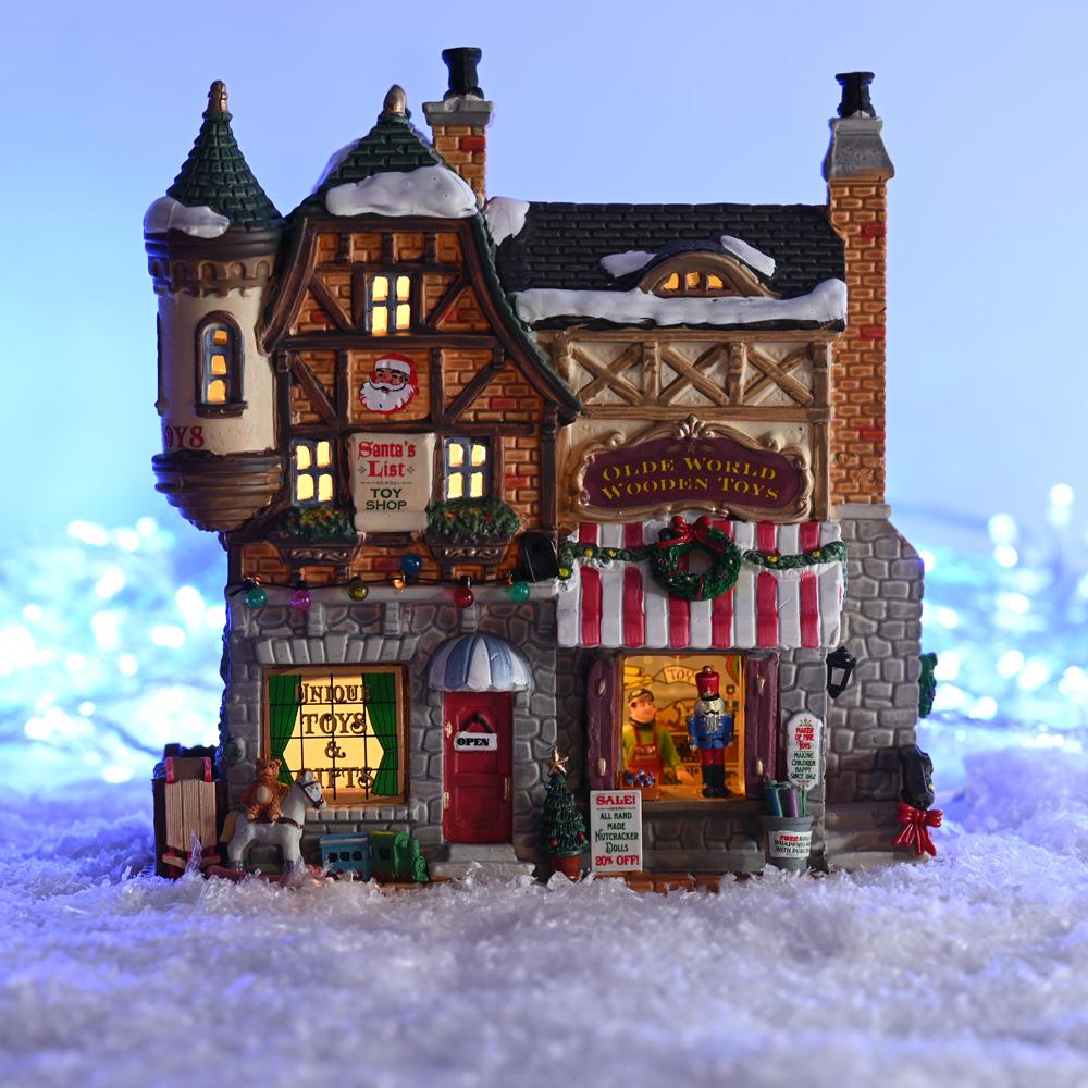 Christmas Lemax Village: Santa'S List Toy Shop