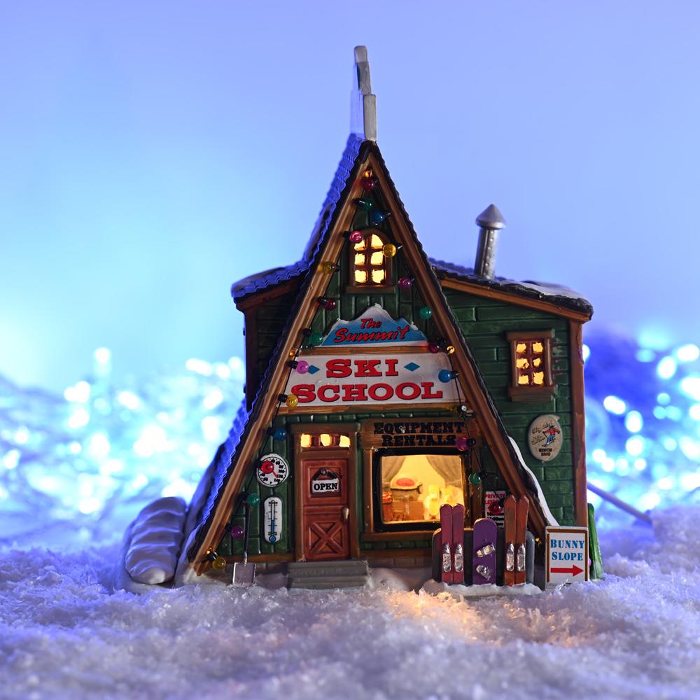 Christmas Village Lemax: The Summit Ski School