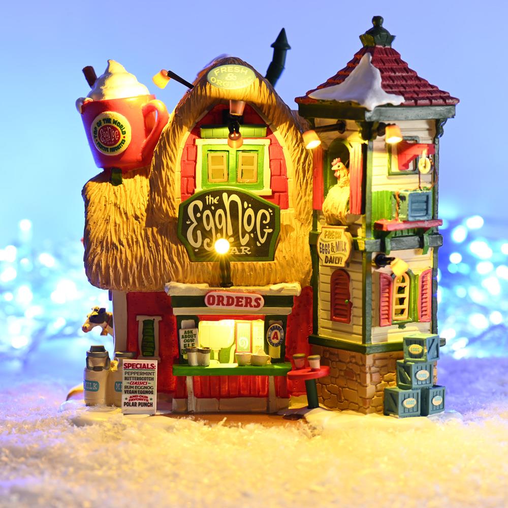 Christmas Village Lemax: The Eggnog Bar, B/O (4.5V)