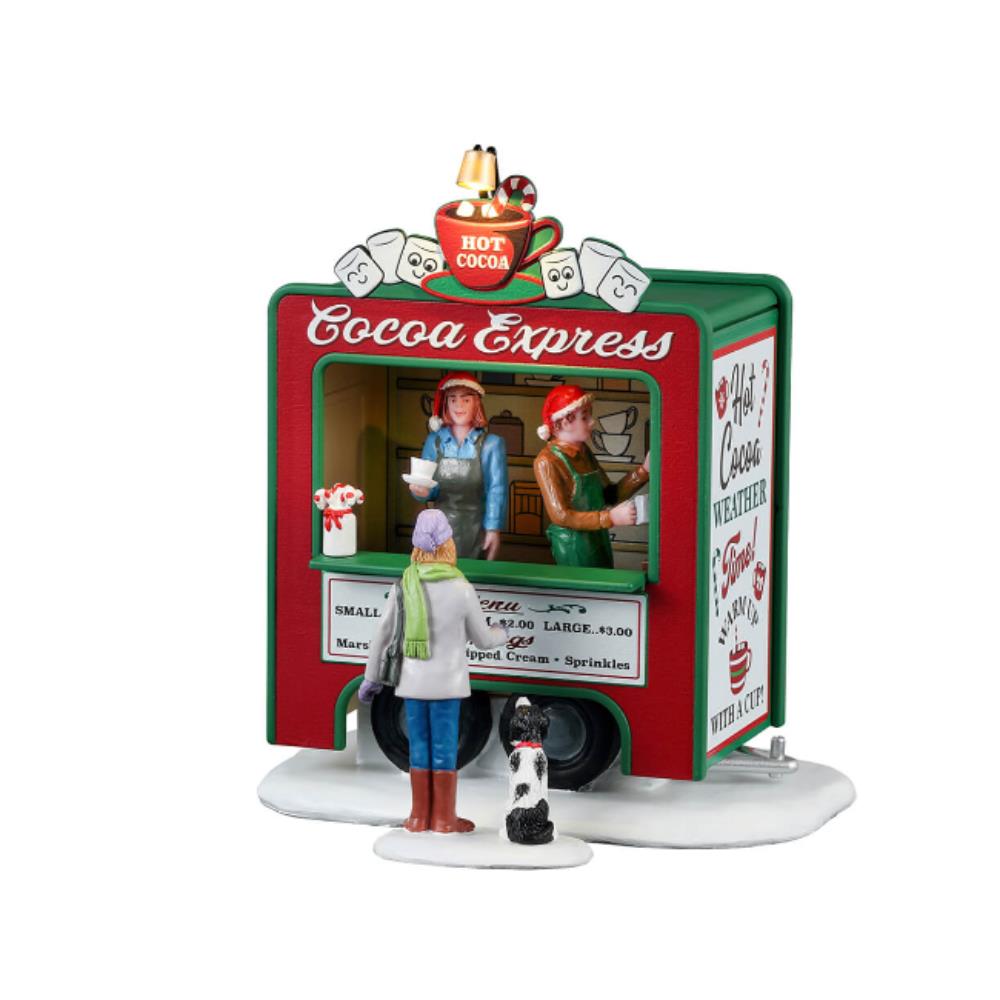 Lemax Christmas Village: Cocoa Express, Set Of 2, B/O (4.5V)