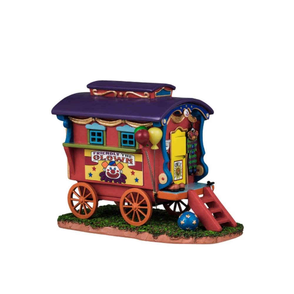 Lemax Christmas Village: Friendly The Clown Caravan