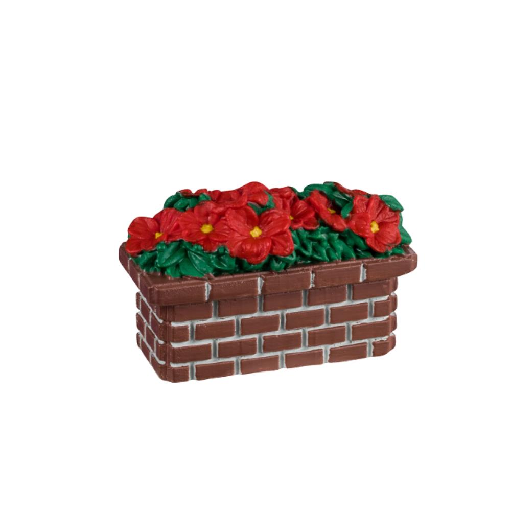 Lemax Christmas Village: Poinsettia Planter