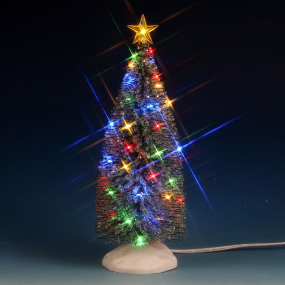 Lemax Christmas Village: Multi Light Evergreen Tree Large B/O