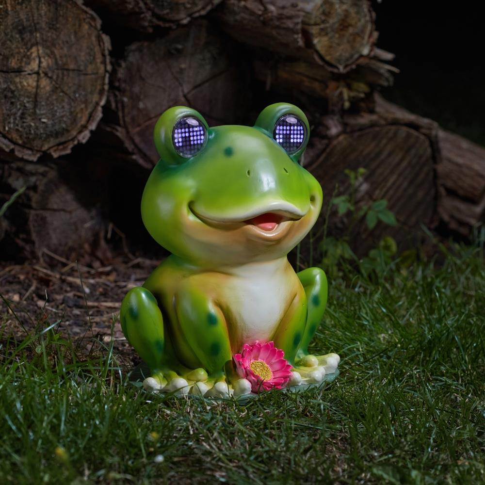 Blinkin' Frog Solar Light
